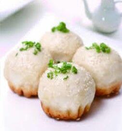 Crab Roe Pan Fried Soup Dumplings