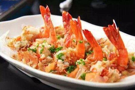 Steam Garlic Shrimp