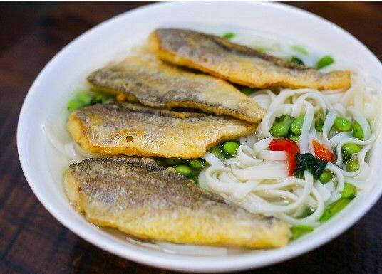 Yellow Crooker Noodle Soup